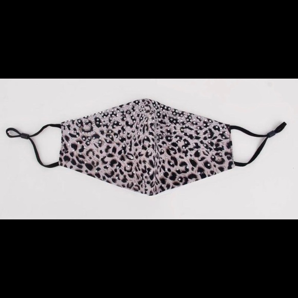 Bling Rhinestone Animal Leopard Masks 2-Pack!!! - Picture 4 of 4